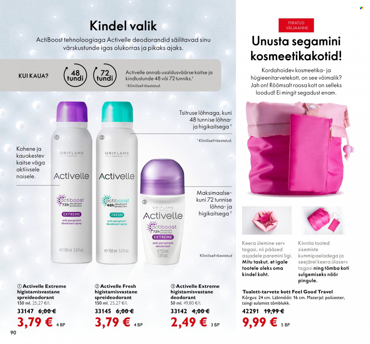 thumbnail - Kaupluse Oriflame kliendileht - 01.12.2021 - 31.12.2021 - soodustooted - deodorant. Lehekülg 90.