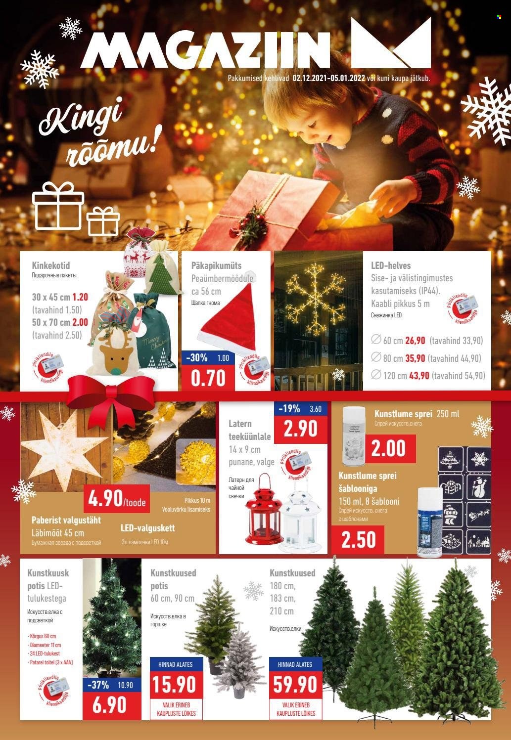 Magaziin kliendileht - 02.12.2021 - 05.01.2022. Lehekülg 1