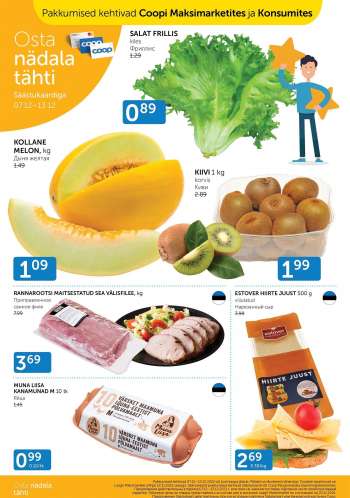 Kaupluse Coop kliendileht - 07.12.2021 - 13.12.2021.