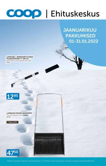 Kaupluse Coop kliendileht - 01.01.2022 - 31.01.2022.