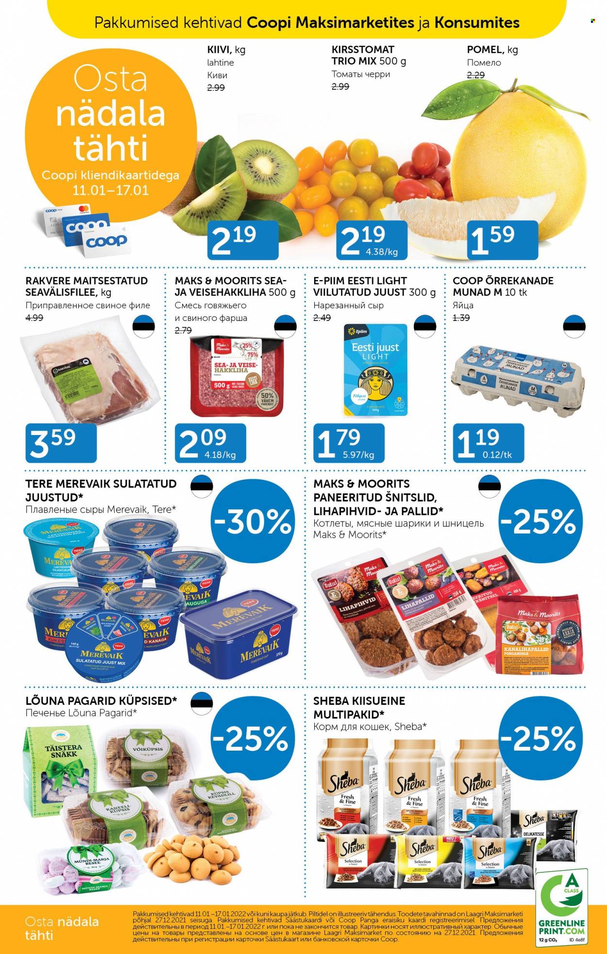 Coop kliendileht - 11.01.2022 - 17.01.2022. Lehekülg 1