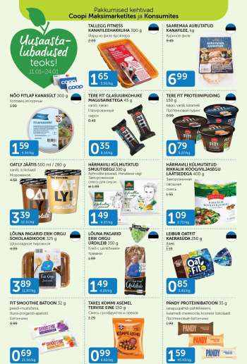 Kaupluse Coop kliendileht - 11.01.2022 - 24.01.2022.