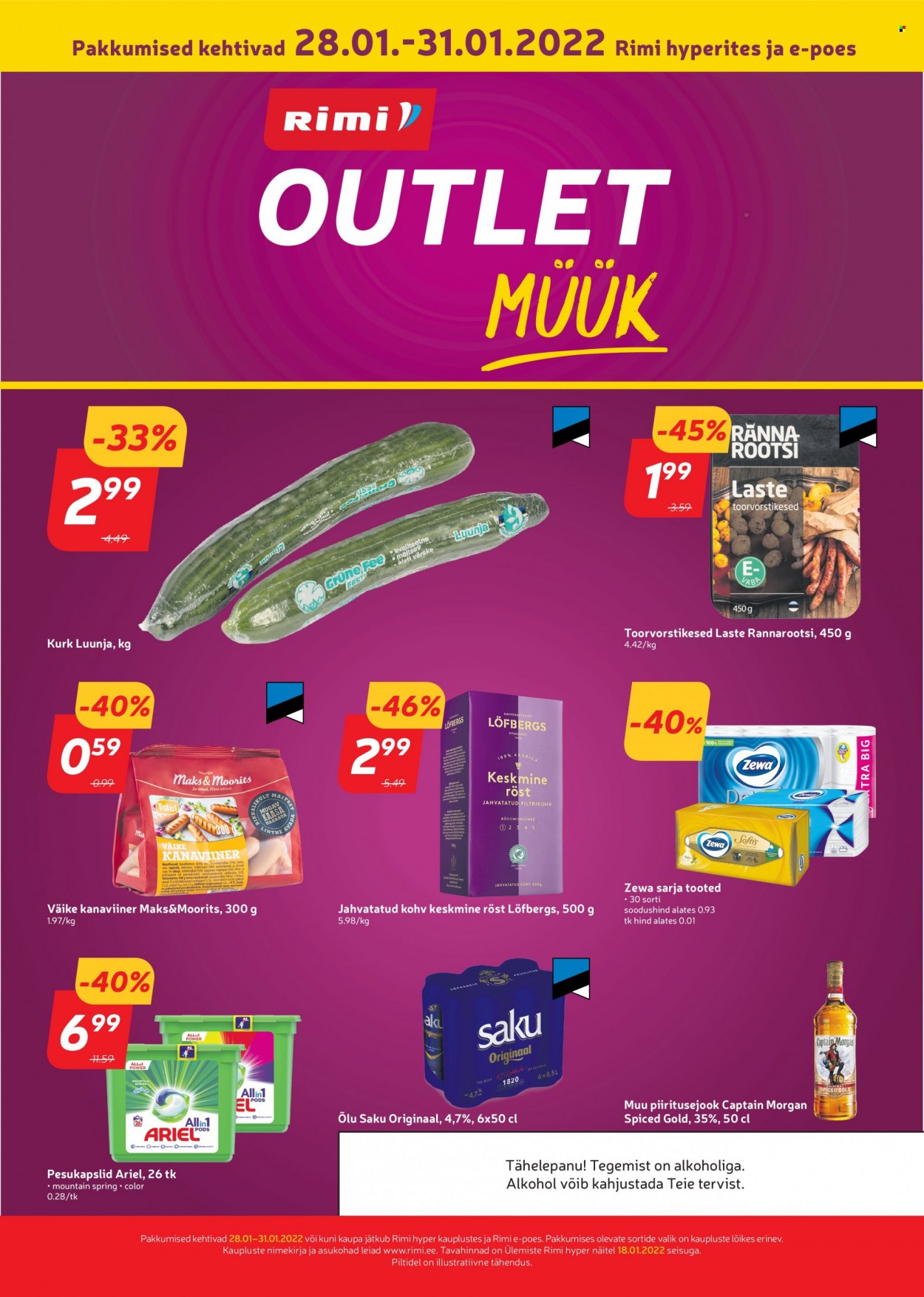 Rimi kliendileht - 28.01.2022 - 31.01.2022. Lehekülg 1