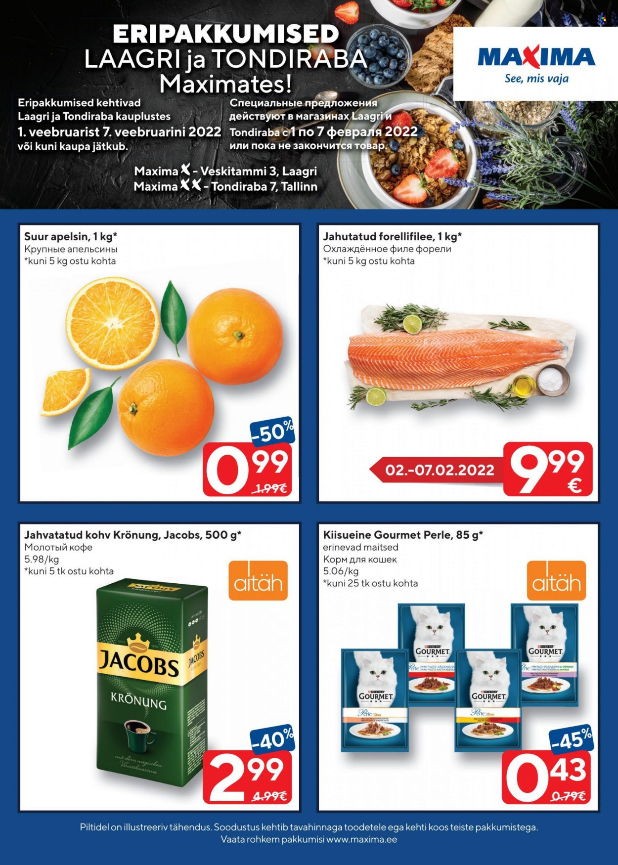 Maxima kliendileht - 01.02.2022 - 07.02.2022. Lehekülg 1