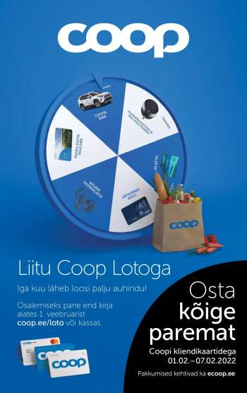 Kaupluse Coop kliendileht - 01.02.2022 - 07.02.2022.