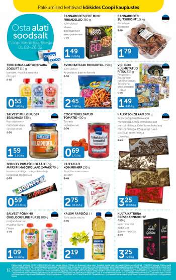 Kaupluse Coop kliendileht - 01.02.2022 - 28.02.2022.