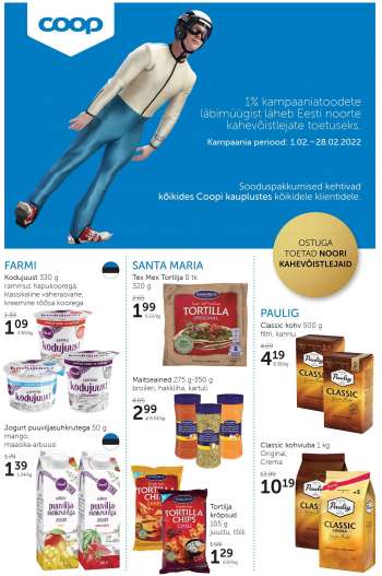 Kaupluse Coop kliendileht - 01.02.2022 - 28.02.2022.