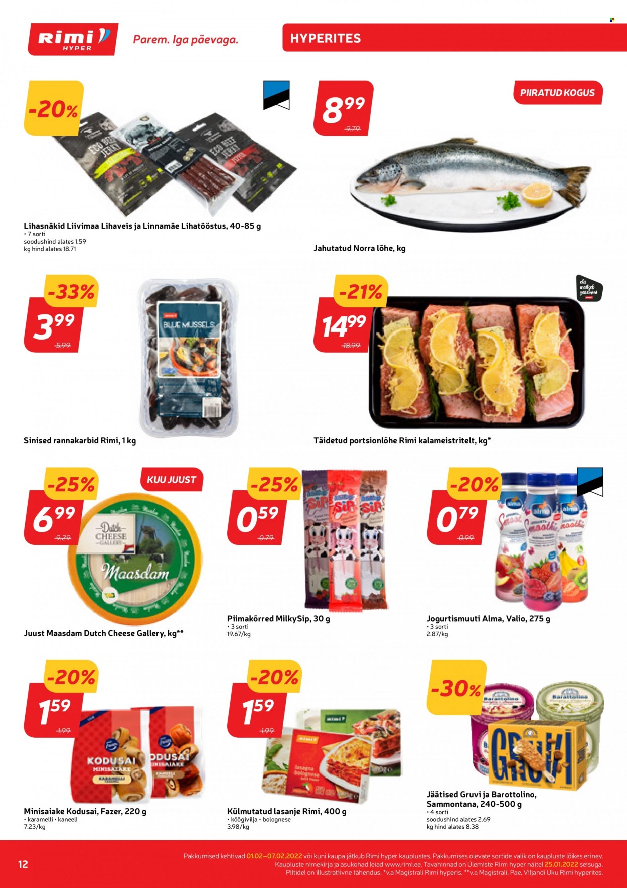 Rimi kliendileht - 01.02.2022 - 07.02.2022. Lehekülg 12