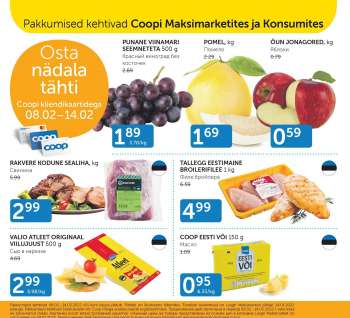 Kaupluse Coop kliendileht - 08.02.2022 - 14.02.2022.