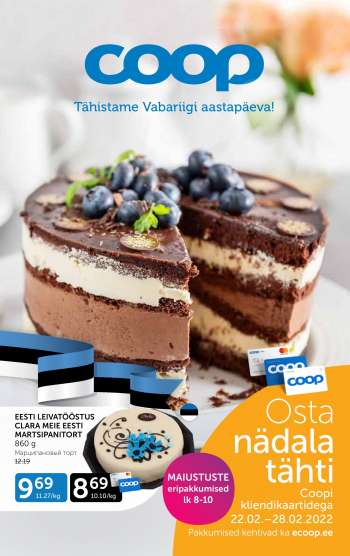 Kaupluse Coop kliendileht - 21.02.2022 - 28.02.2022.