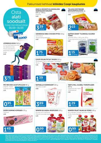 Kaupluse Coop kliendileht - 01.03.2022 - 31.03.2022.
