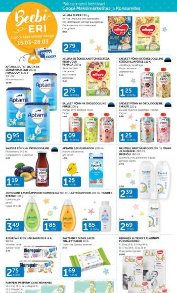 Kaupluse Coop kliendileht - 15.03.2022 - 28.03.2022.