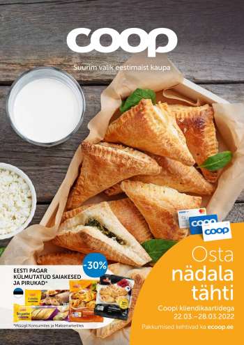 Kaupluse Coop kliendileht - 22.03.2022 - 28.03.2022.