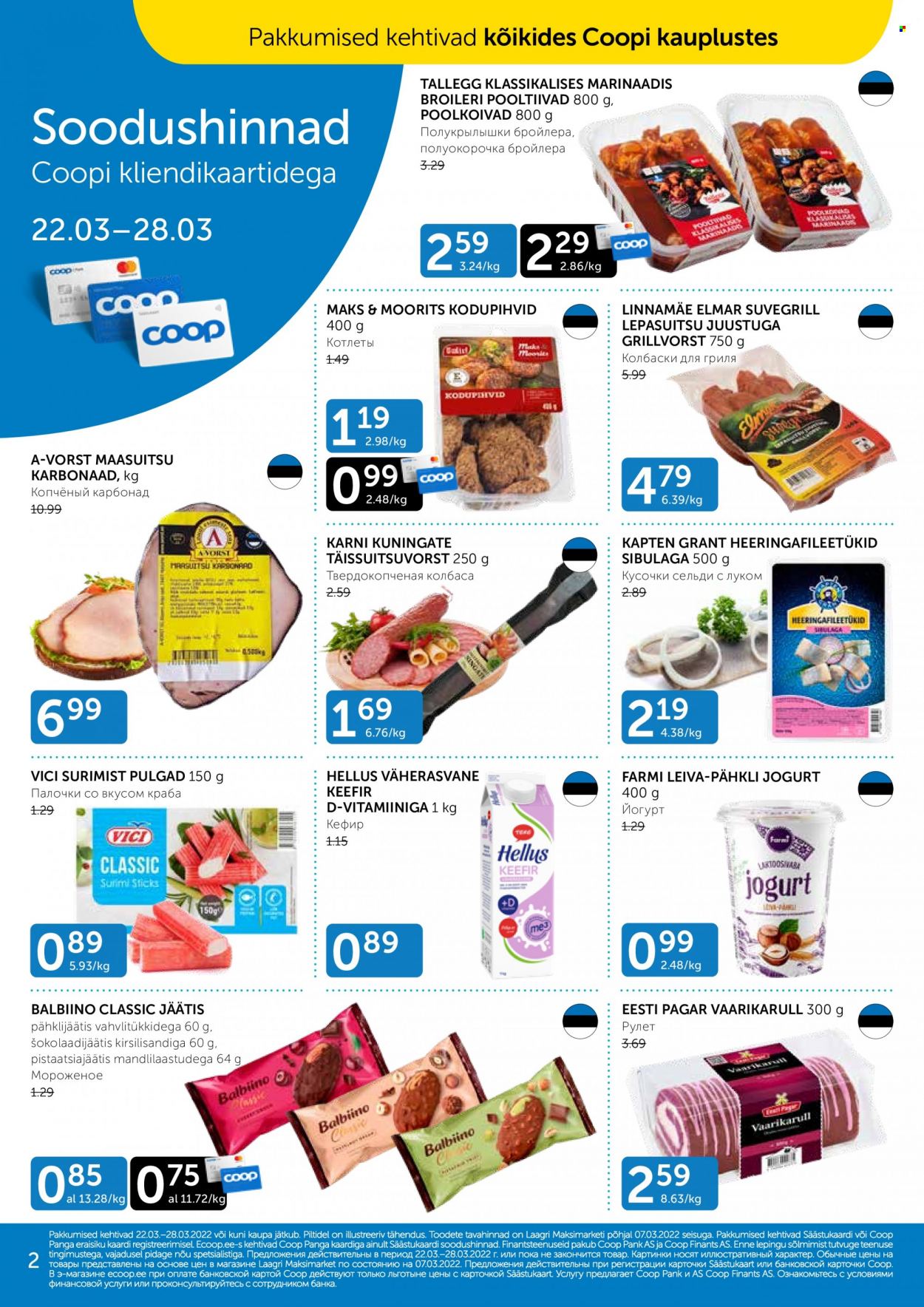 Coop kliendileht - 22.03.2022 - 28.03.2022. Lehekülg 2