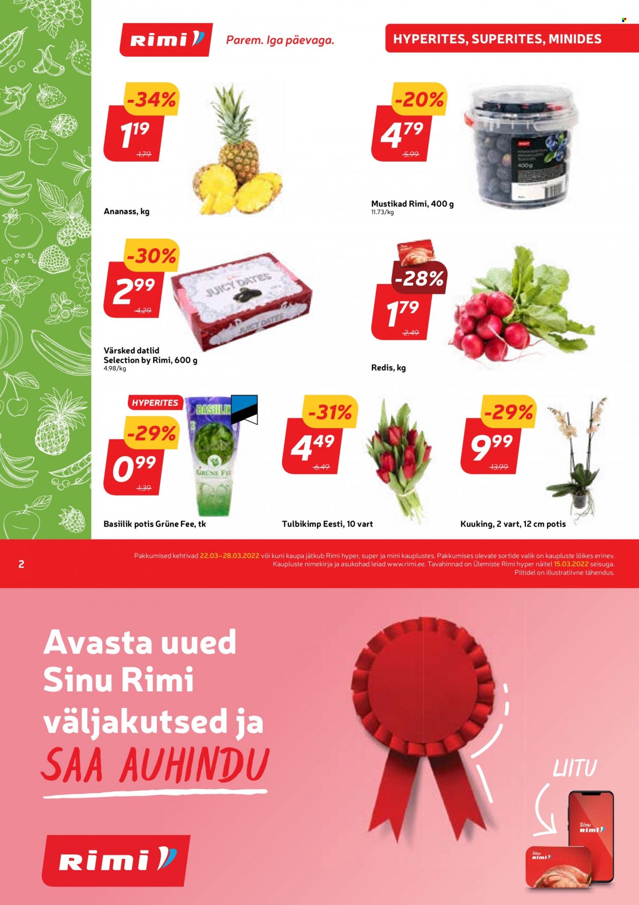 Rimi kliendileht - 22.03.2022 - 28.03.2022. Lehekülg 2