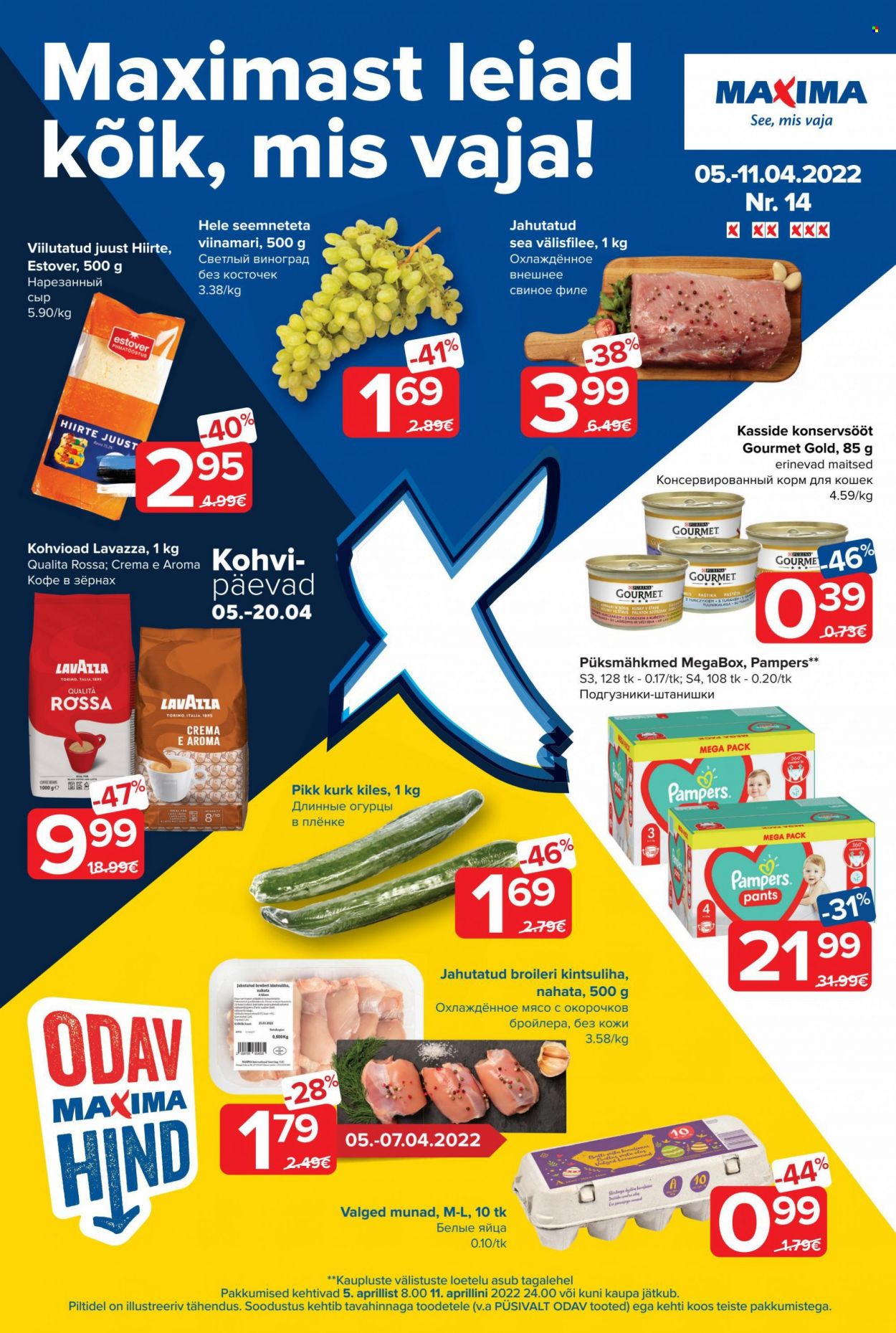 Maxima kliendileht - 04.04.2022 - 11.04.2022. Lehekülg 1