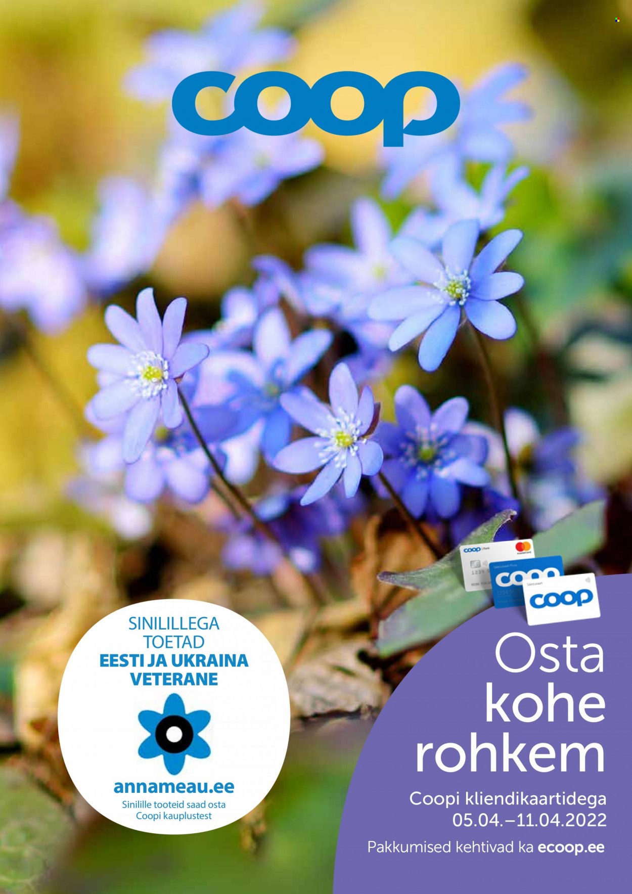 Coop kliendileht - 05.04.2022 - 11.04.2022. Lehekülg 1