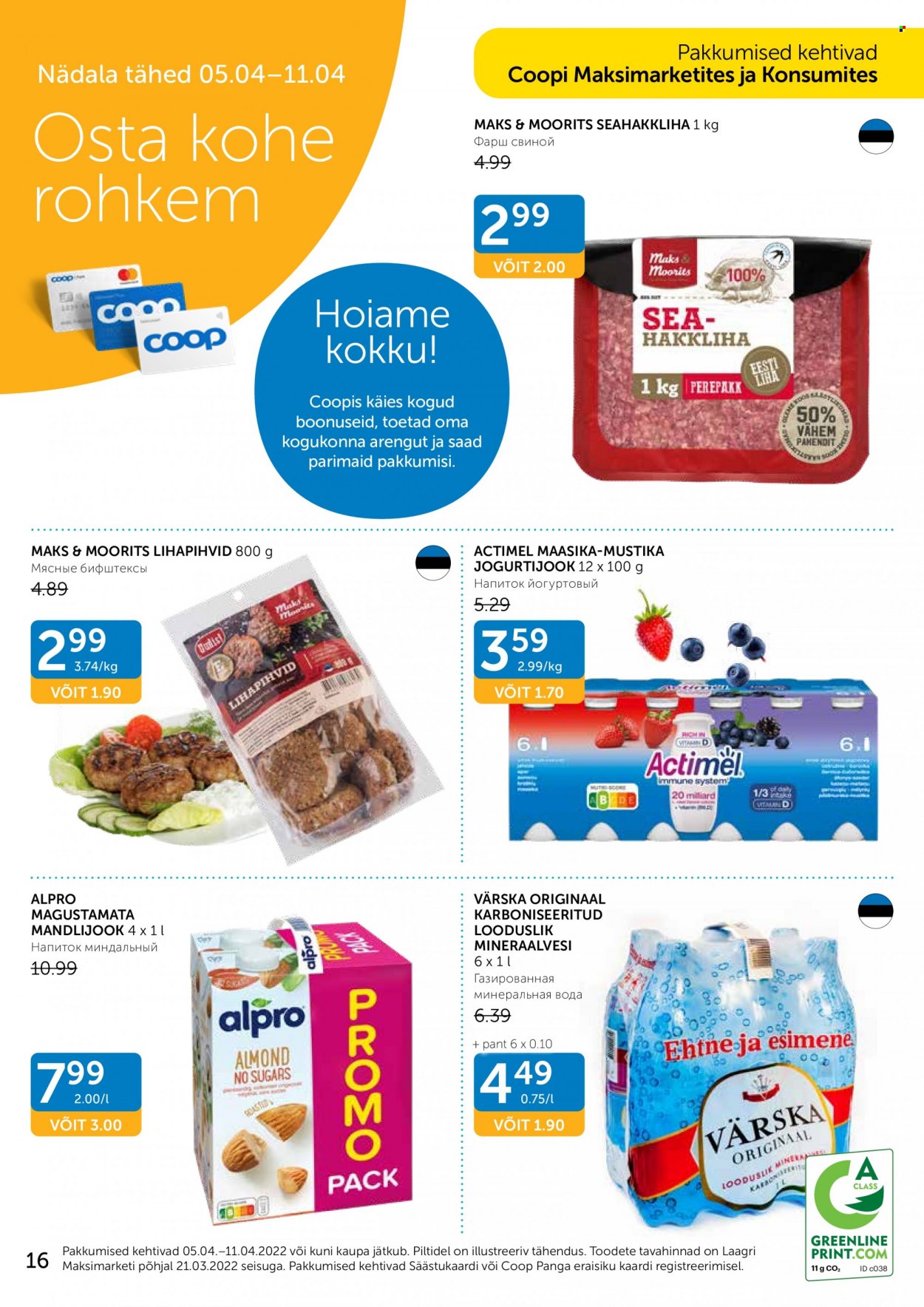 Coop kliendileht - 05.04.2022 - 11.04.2022. Lehekülg 16