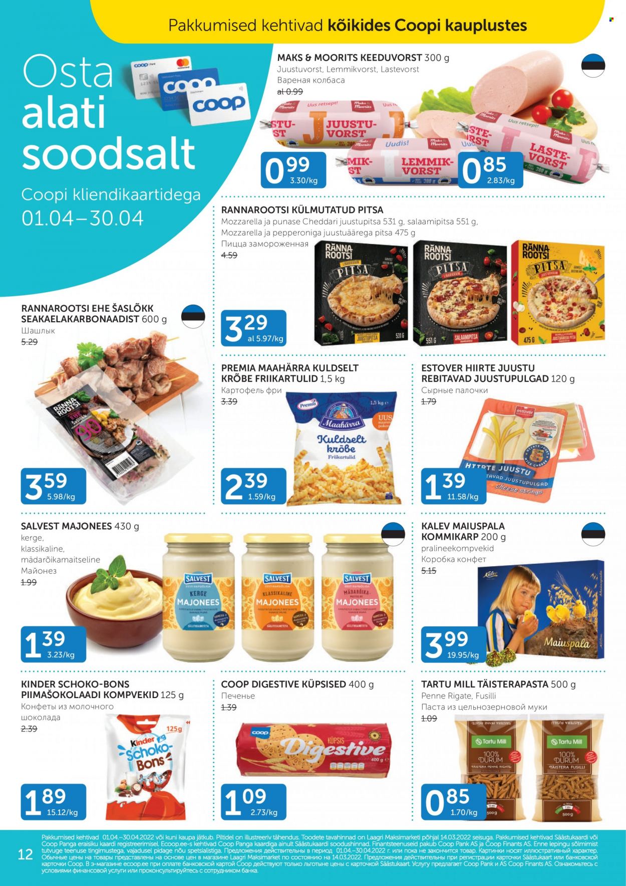 Coop kliendileht - 01.04.2022 - 30.04.2022. Lehekülg 1