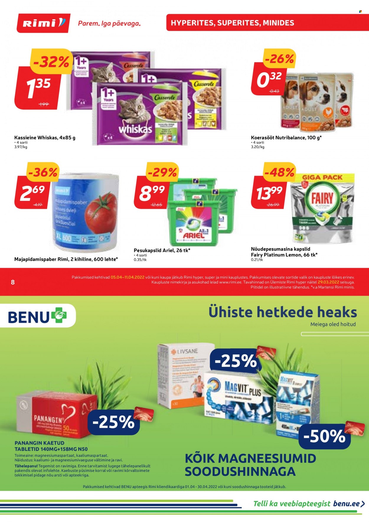 Rimi kliendileht - 05.04.2022 - 11.04.2022. Lehekülg 8
