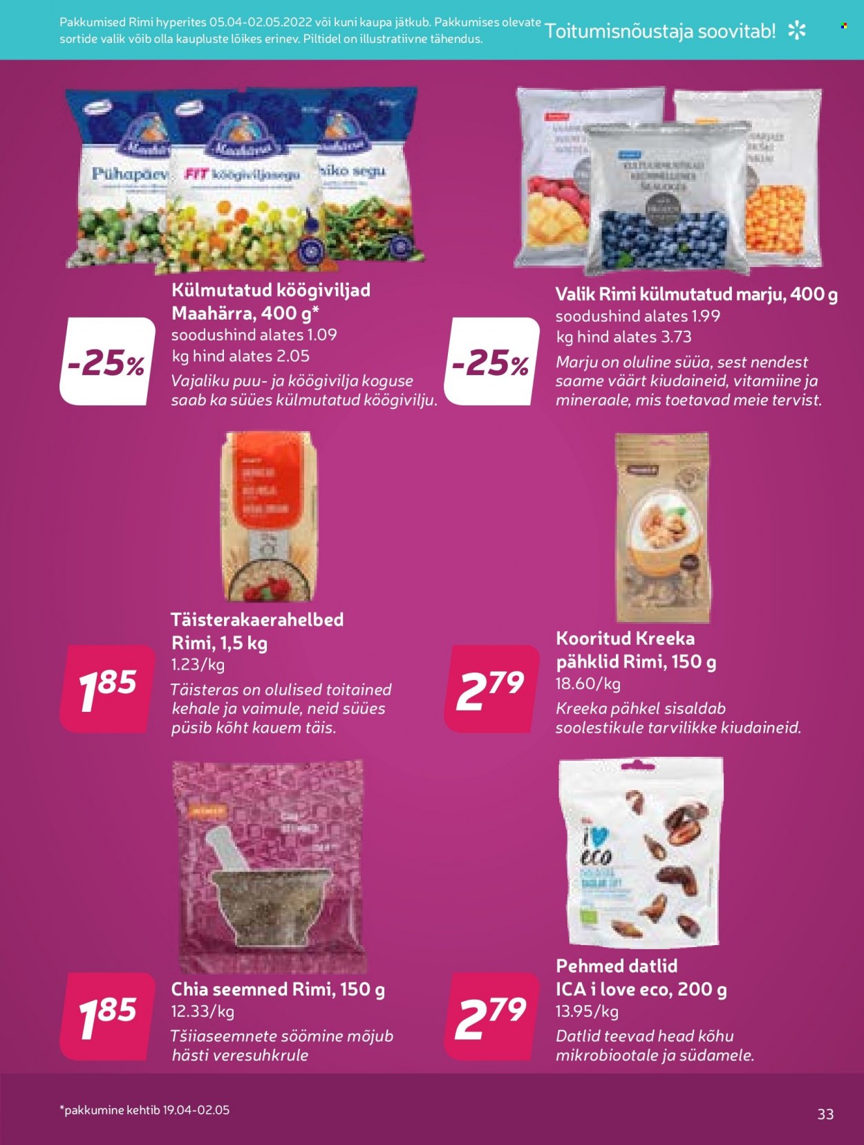 Rimi kliendileht - 05.04.2022 - 02.05.2022. Lehekülg 33