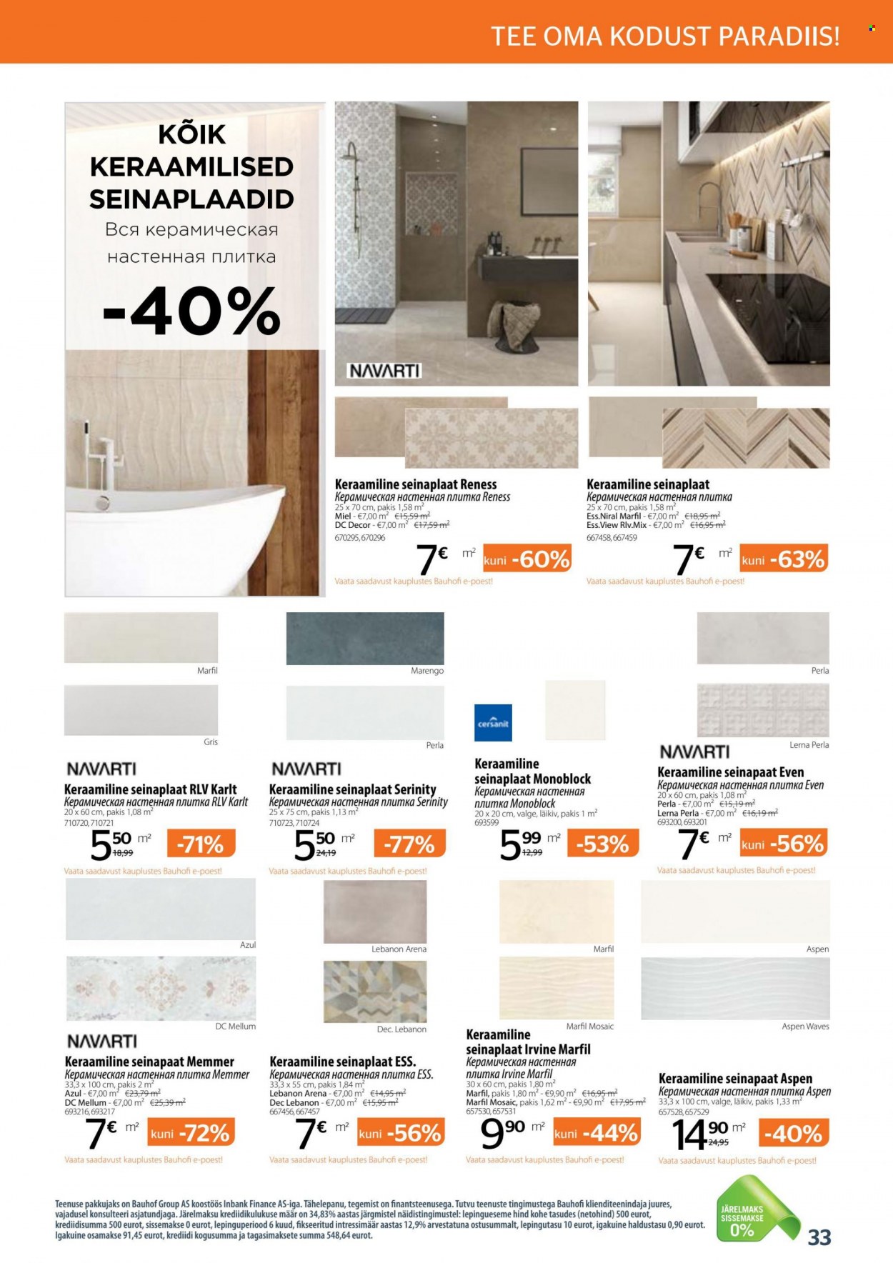 Bauhof kliendileht - 05.04.2022 - 25.04.2022. Lehekülg 33