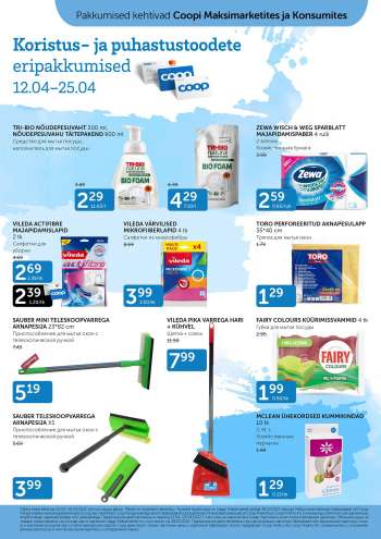 Kaupluse Coop kliendileht - 12.04.2022 - 25.04.2022.