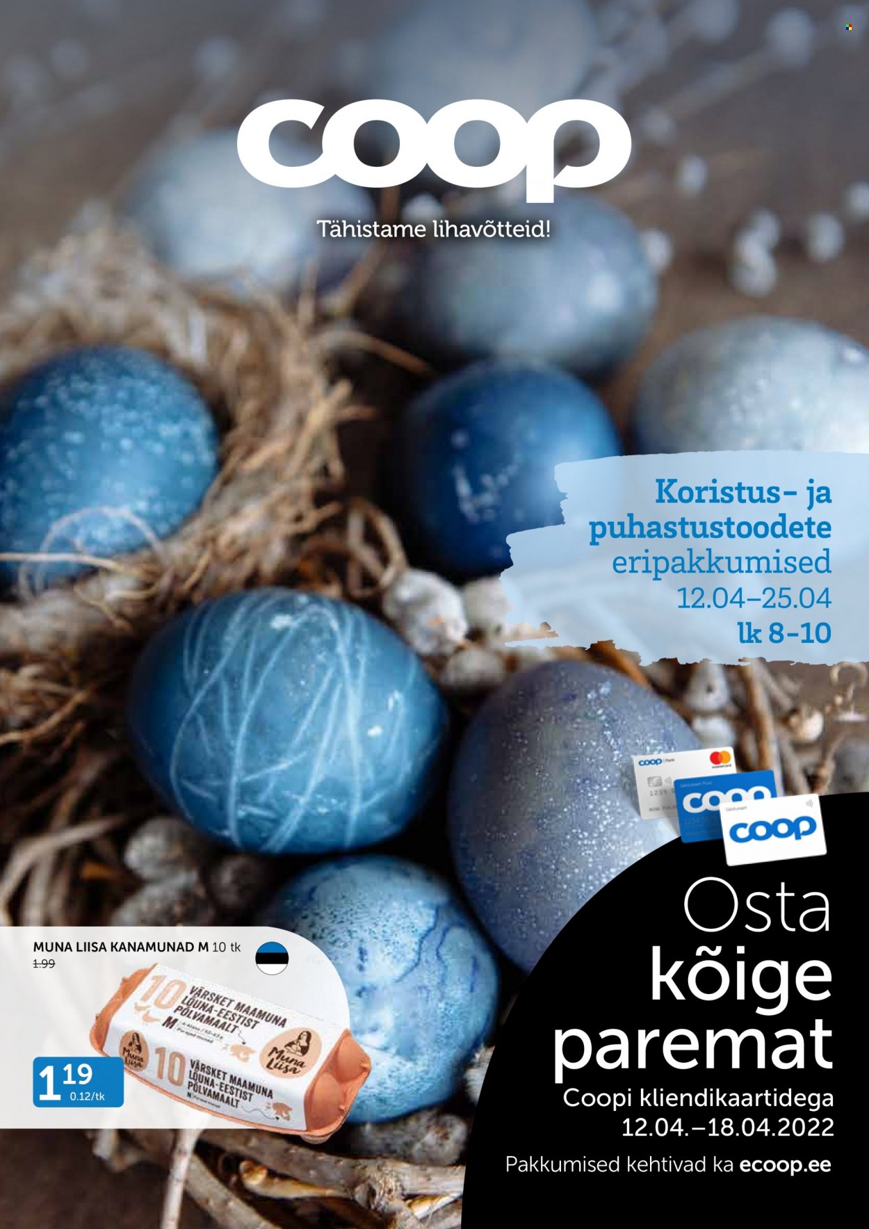 Coop kliendileht - 12.04.2022 - 18.04.2022. Lehekülg 1