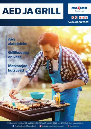 Kaupluse Maxima kliendileht - 14.04.2022 - 01.06.2022.