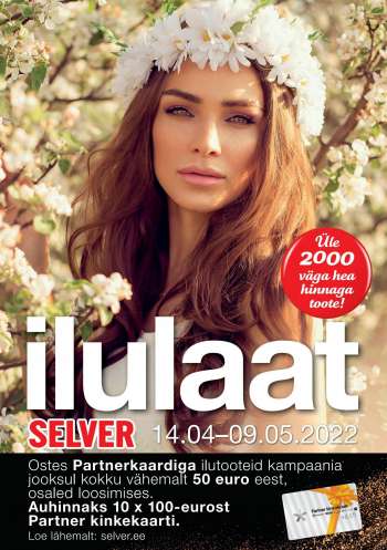 Kaupluse Selver kliendileht - 14.04.2022 - 09.05.2022.