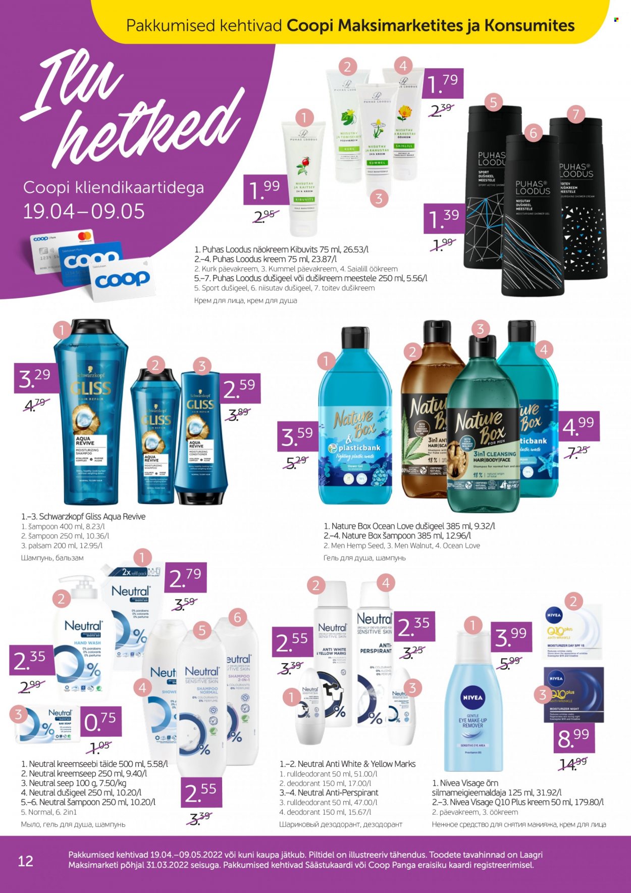 Coop kliendileht - 19.04.2022 - 09.05.2022. Lehekülg 1