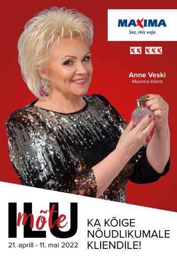 Kaupluse Maxima kliendileht - 21.04.2022 - 11.05.2022.