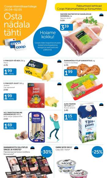 Kaupluse Coop kliendileht - 26.04.2022 - 02.05.2022.