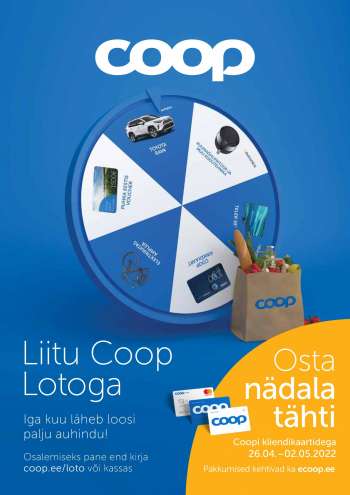 Kaupluse Coop kliendileht - 26.04.2022 - 02.05.2022.