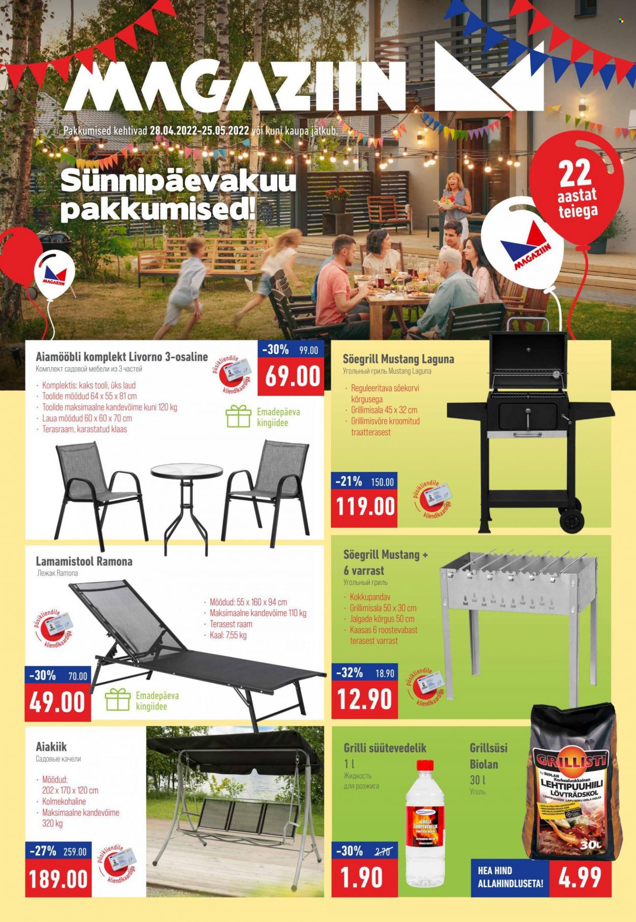 Magaziin kliendileht - 28.04.2022 - 25.05.2022. Lehekülg 1