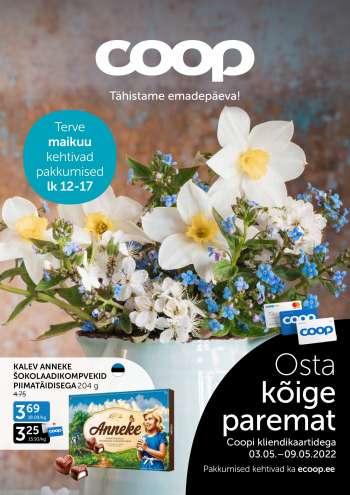 Kaupluse Coop kliendileht - 03.05.2022 - 09.05.2022.