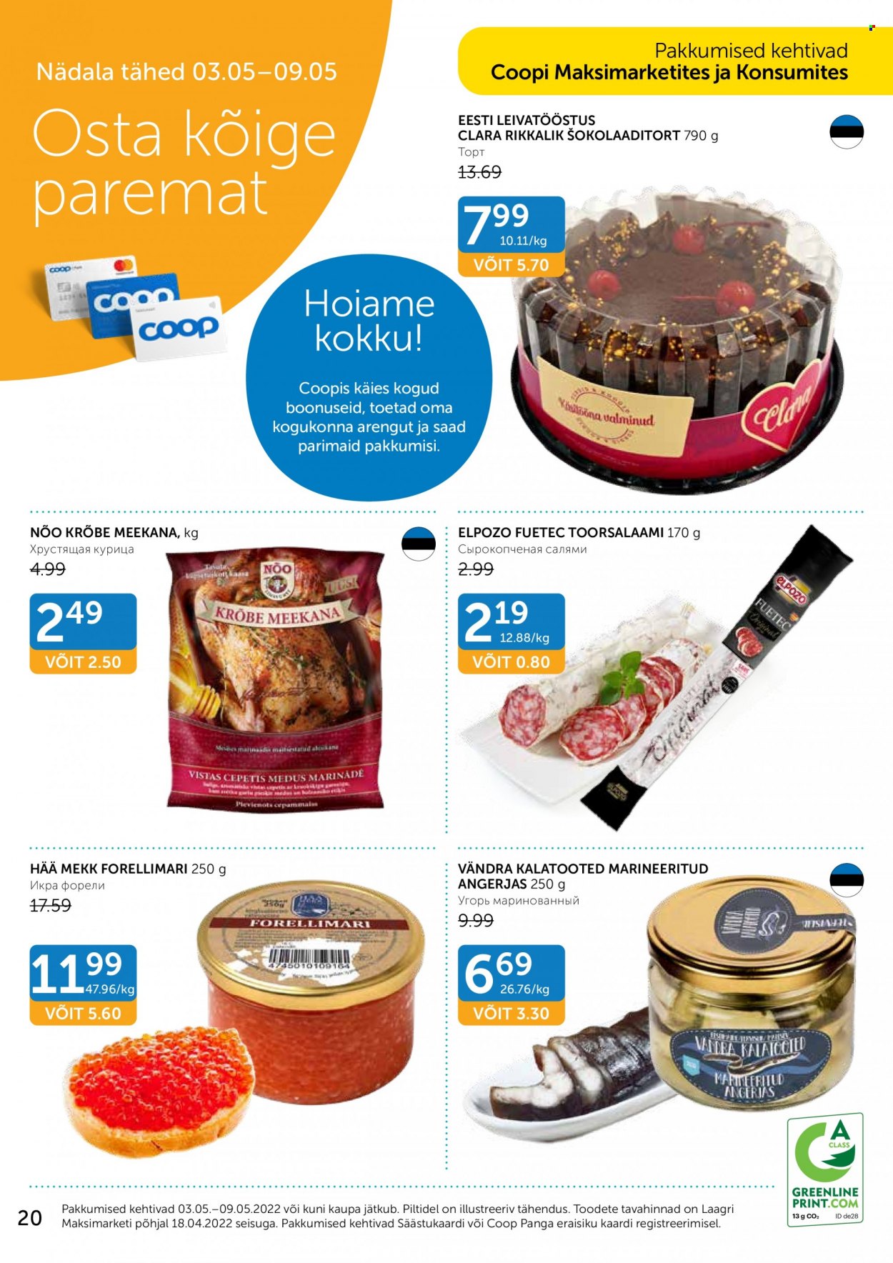 Coop kliendileht - 03.05.2022 - 09.05.2022. Lehekülg 20