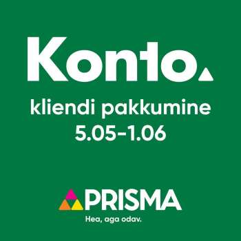 Kaupluse Prisma kliendileht - 05.05.2022 - 01.06.2022.