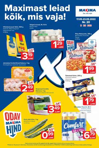 Kaupluse Maxima kliendileht - 17.05.2022 - 23.05.2022.