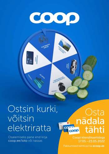 Kaupluse Coop kliendileht - 17.05.2022 - 23.05.2022.