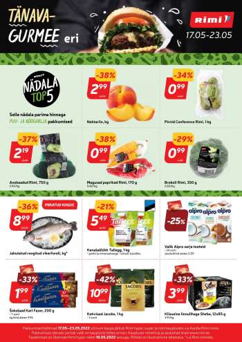 Kaupluse Rimi kliendileht - 17.05.2022 - 23.05.2022.
