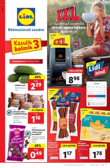 Kaupluse Lidl kliendileht - 16.05.2022 - 22.05.2022.