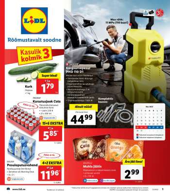 Kaupluse Lidl kliendileht - 23.05.2022 - 29.05.2022.