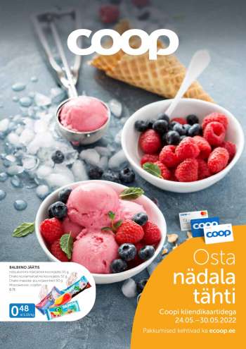 Kaupluse Coop kliendileht - 24.05.2022 - 30.05.2022.