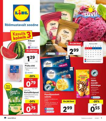 Kaupluse Lidl kliendileht - 30.05.2022 - 05.06.2022.