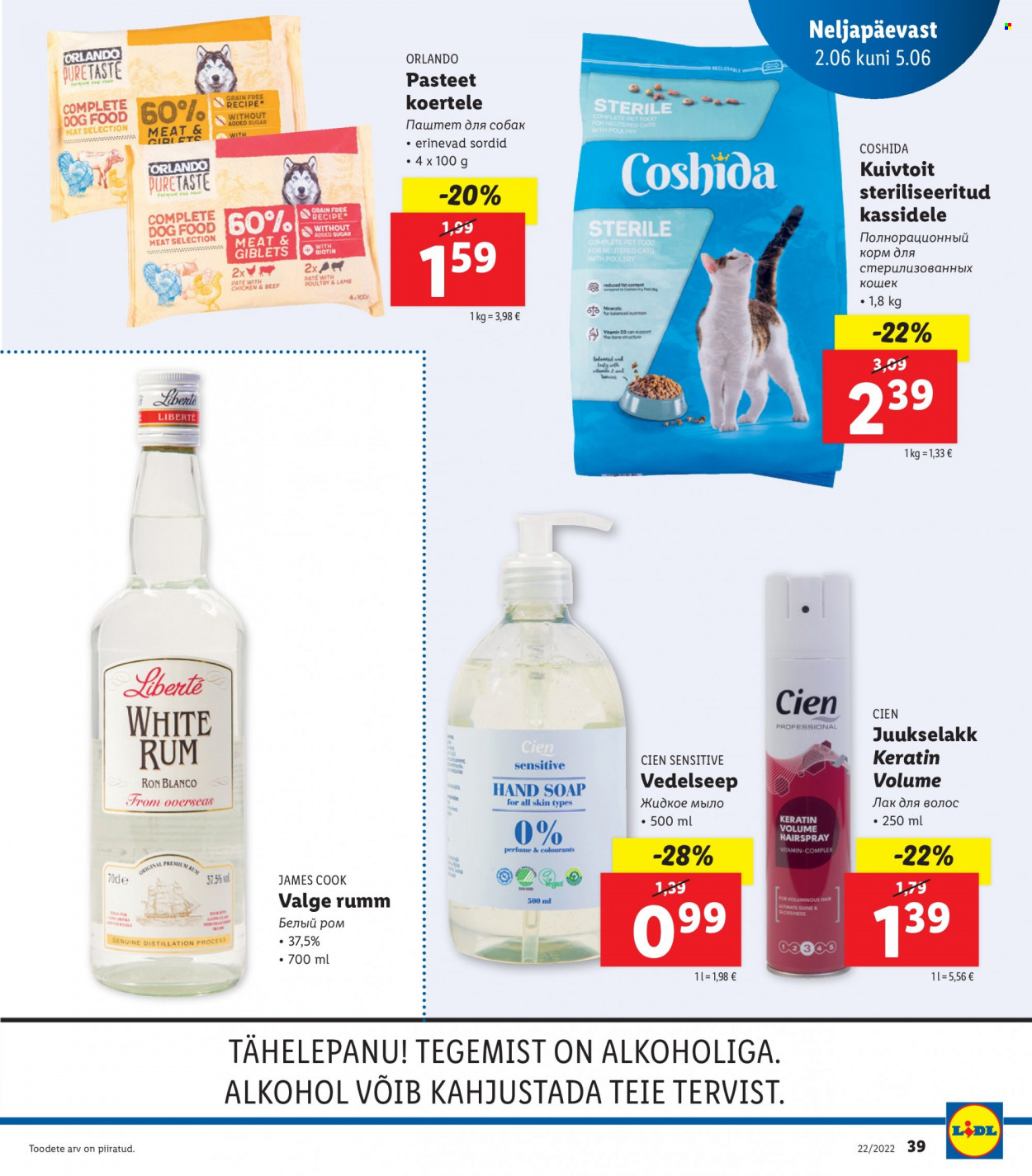 Lidl kliendileht - 30.05.2022 - 05.06.2022. Lehekülg 39