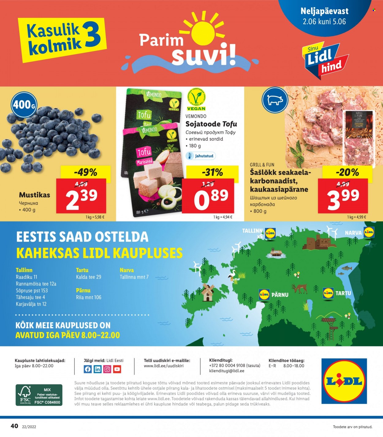Lidl kliendileht - 30.05.2022 - 05.06.2022. Lehekülg 40