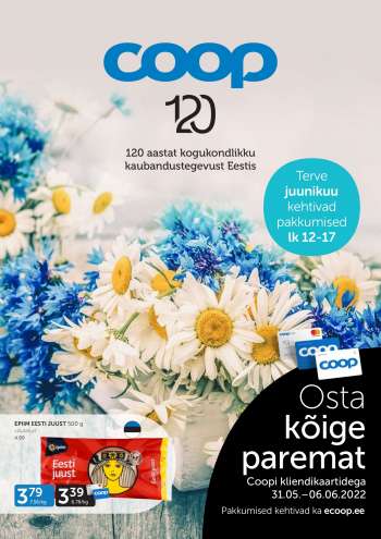 Kaupluse Coop kliendileht - 31.05.2022 - 06.06.2022.