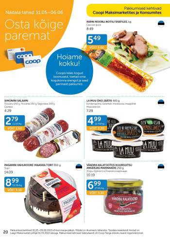 Kaupluse Coop kliendileht - 31.05.2022 - 06.06.2022.