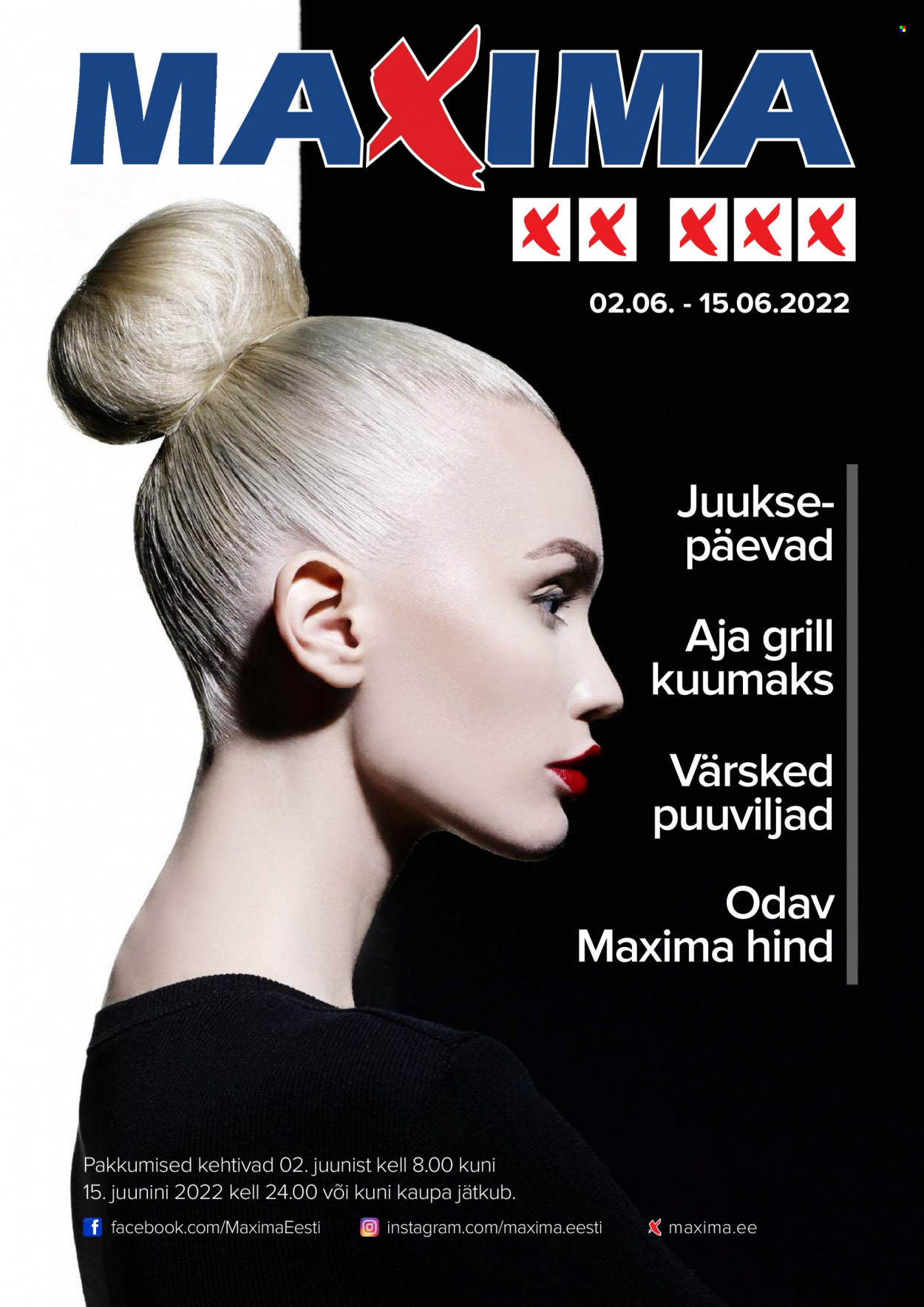 Maxima kliendileht - 02.06.2022 - 15.06.2022. Lehekülg 1